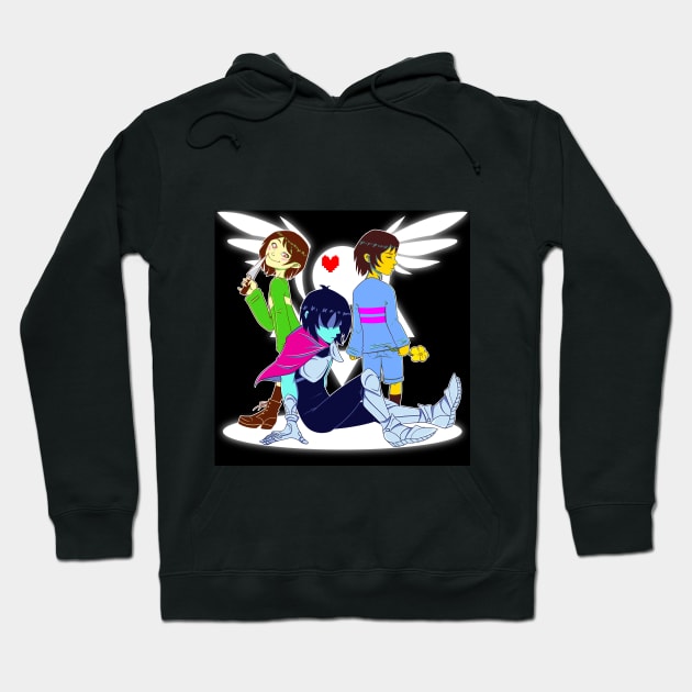 Undertale/Deltarune Hoodie by Haelyonn